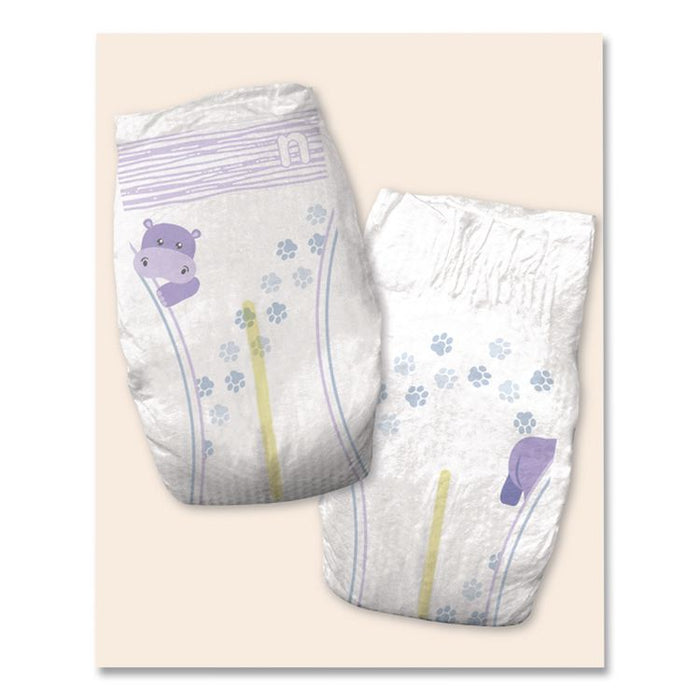 Premium Jumbo Diapers, Size 0, Newborn to 10 lbs, 60/Carton