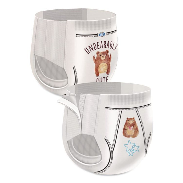 CutiePants Refastenable Training Pants for Boys, Size 4T-5T, 38 lbs to 50 lbs, 76/Carton