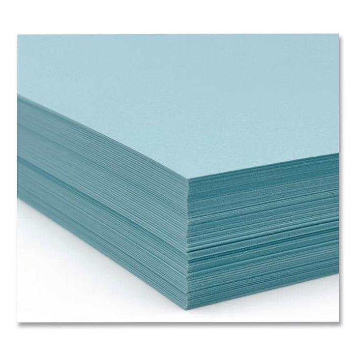 Colors 30% Recycled Multipurpose Color Paper, 20 lb Bond Weight, 8.5 x 14, Blue, 500 Sheets/Ream, 10 Reams/Carton