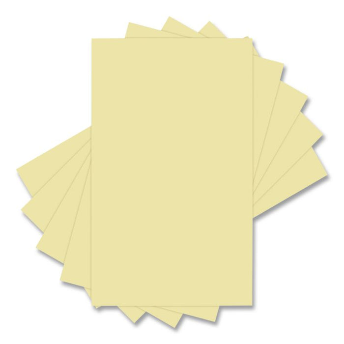 Colors 30% Recycled Multipurpose Color Paper, 20 lb Bond Weight, 8.5 x 14, Canary, 500 Sheets/Ream, 10 Reams/Carton