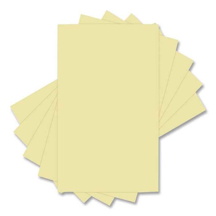 Colors 30% Recycled Multipurpose Color Paper, 20 lb Bond Weight, 11 x 17, Canary, 500 Sheets/Ream, 5 Reams/Carton