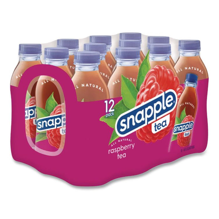 Flavored Tea, Raspberry, 16 oz Bottle, 24/Carton