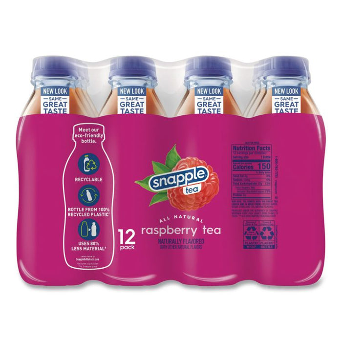 Flavored Tea, Raspberry, 16 oz Bottle, 24/Carton