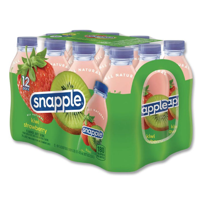 Flavored Juice Drink, Strawberry Kiwi, 16 oz Bottle, 24/Carton