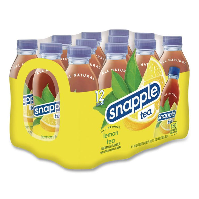 Flavored Tea, Lemon, 16 oz Bottle, 24/Carton