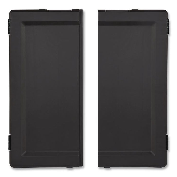 Locking Door Kit, for Rubbermaid Commercial 2202581/2202527/2202585, Resin, Black