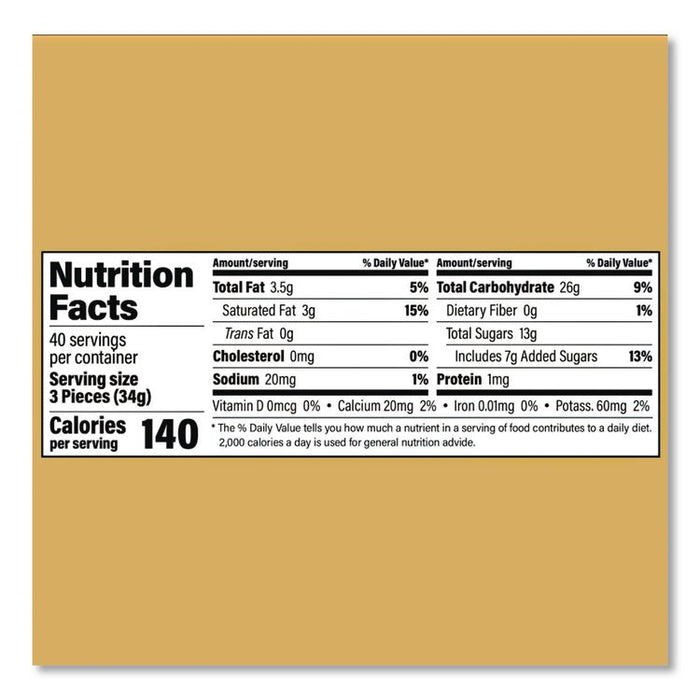 Caramel Creams Candy, 40 oz Resealable Bag