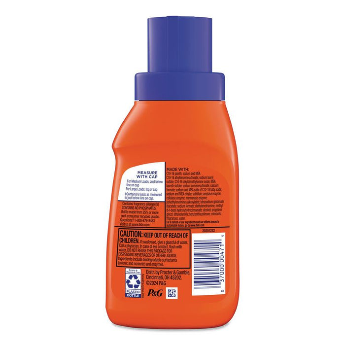 HE Liquid Laundry Detergent, Tide Original Scent, 10 oz Bottle, 12/Carton