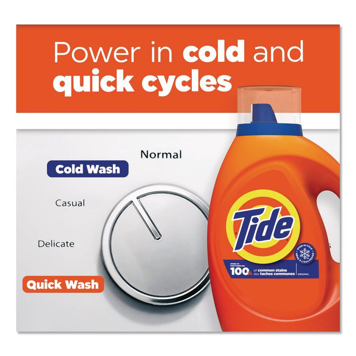 HE Liquid Laundry Detergent, Tide Original Scent, 10 oz Bottle, 12/Carton