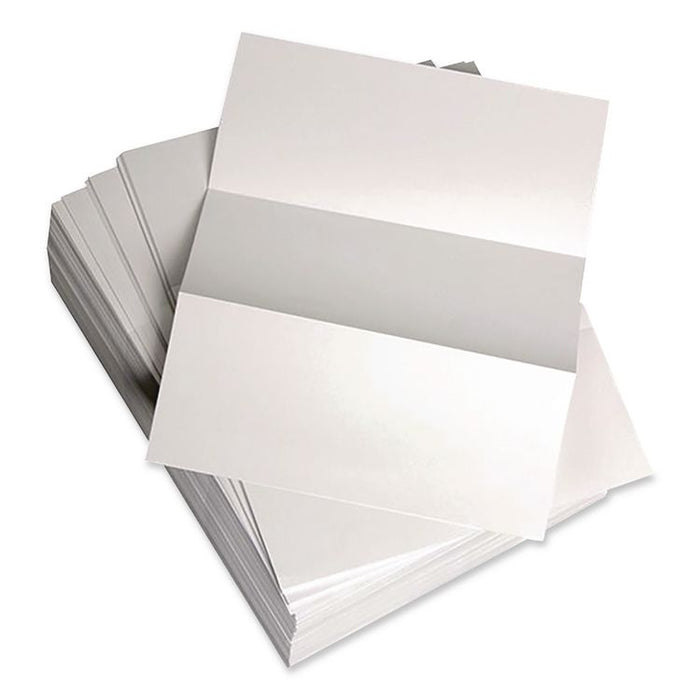 Perforated Laser Cut Sheets with ColorLok, 92 Bright, Perforated Every 3.67", 20 lb Bond Weight, 8.5 x 11, White, 500/Ream