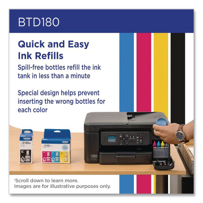BTD180 INKvestment, High-Yield Ink, 5,000 Page-Yield, Magenta