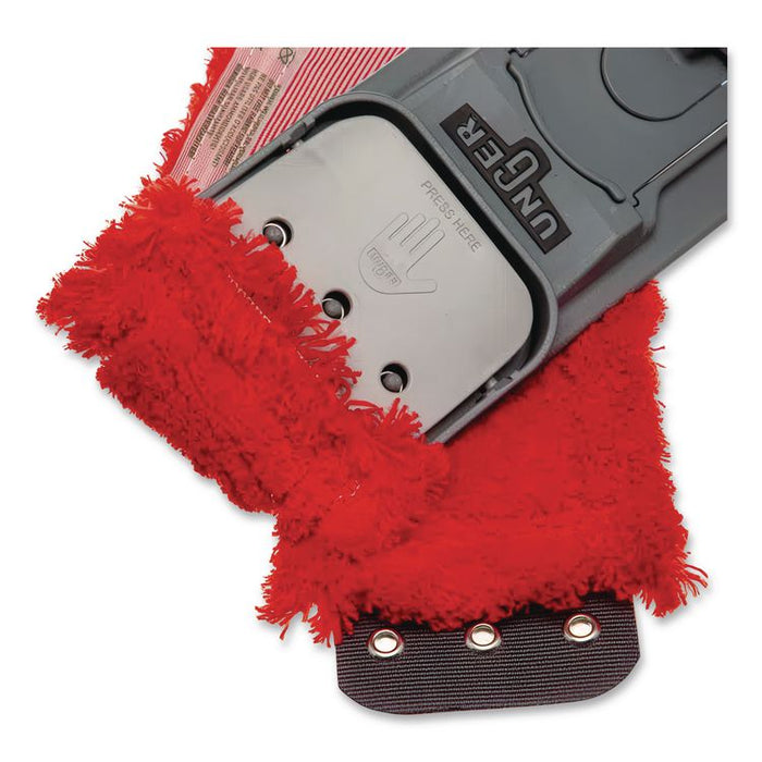 SmartColor MicroMop 15.0, Microfiber, Heavy-Duty, 16 x 5, Red, 5/Pack