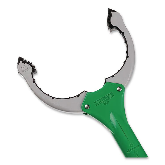Nifty Nabber Trigger-Grip Extension Arm, 3 ft, Silver/Green