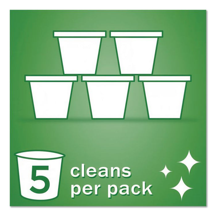 CleanCup Coffee Pod Brewer Cleaning Cups, 0.25 oz Cup, 5/Pack