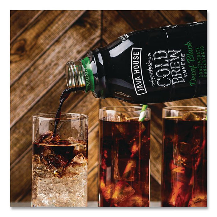 Cold Brew Coffee Concentrate, Decaf Black, 32 oz Bottle