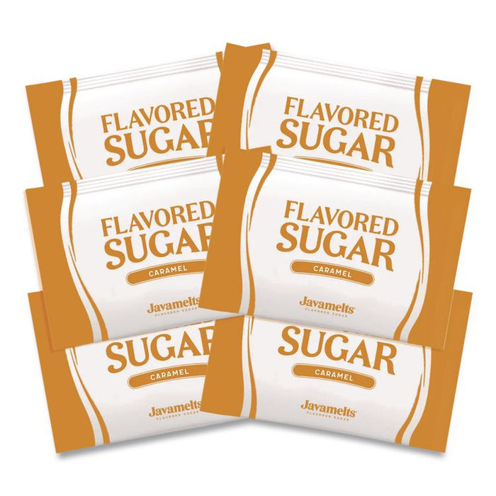 Flavored Sugar, Caramel, 0.08 oz Packet, 1,000/Carton