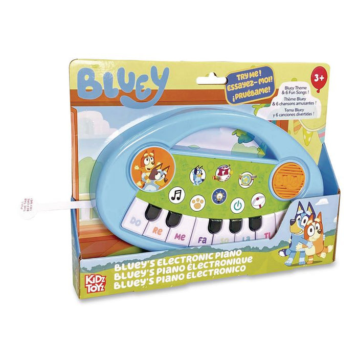 Music Time Band Electric Piano, Ages 3 and Up, Blue/Green/White