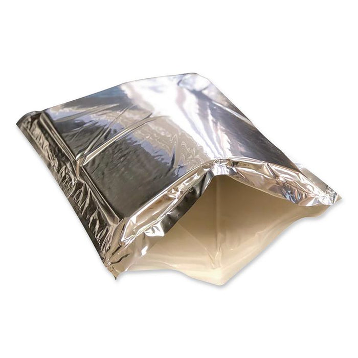 Kodiak Pack Insulated Padded Mailer, High-Density Foam, Zip Closure, 12 x 16, Silver, 25 Mailers