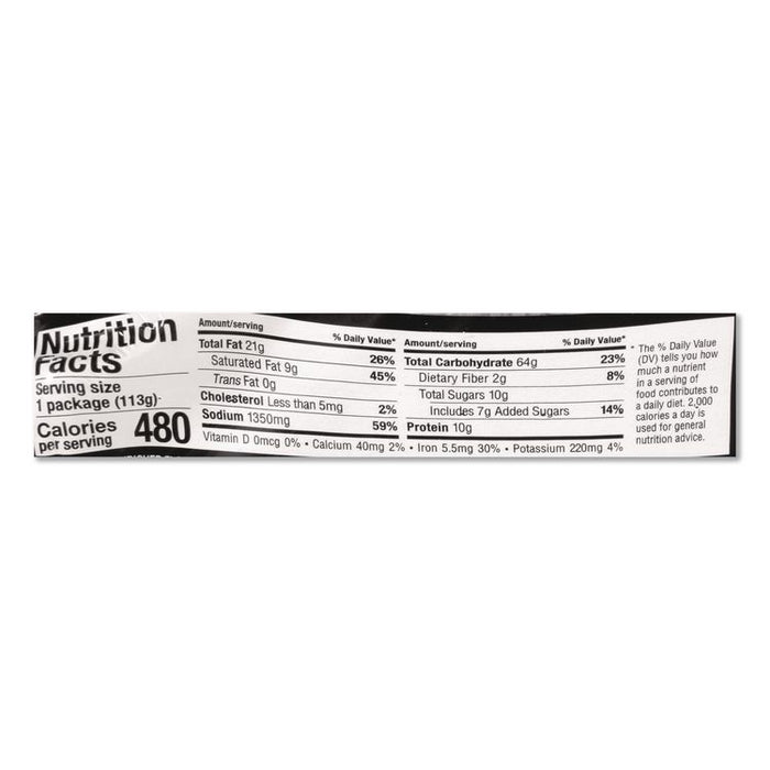 Chow Mein Teriyaki Chicken Noodles, 4 oz, 8/Carton