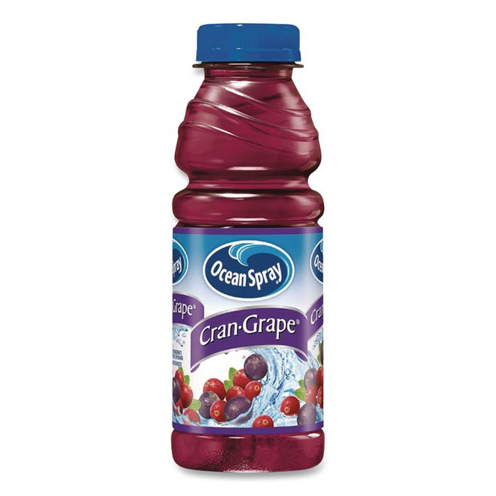 Cran-Grape Juice, 15.2 oz Bottle, 12/Carton