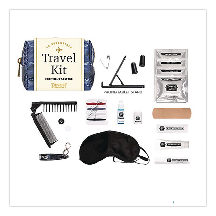 Travel Comfort Set, 18 Pieces, Navy