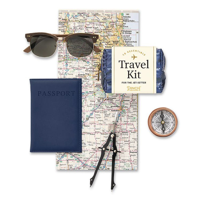 Travel Comfort Set, 18 Pieces, Navy