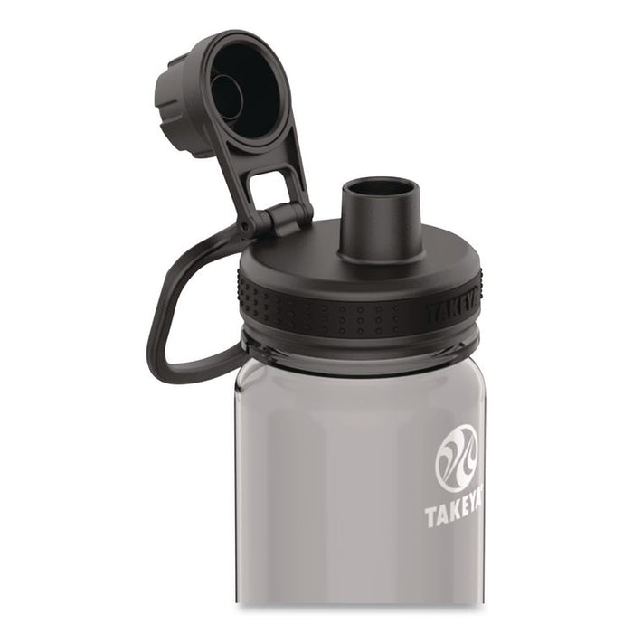 Tritan Plastic Water Bottle, 24 oz, Stormy Black