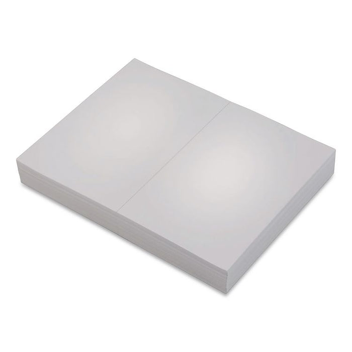 Blank Sheets for 2-Up W-2/1099 Tax Forms, Perforated at 5.5, 84 Bright, 20 lb Bond, 8.5 x 11, 500 Sheets/Ream, 5 Reams/Carton