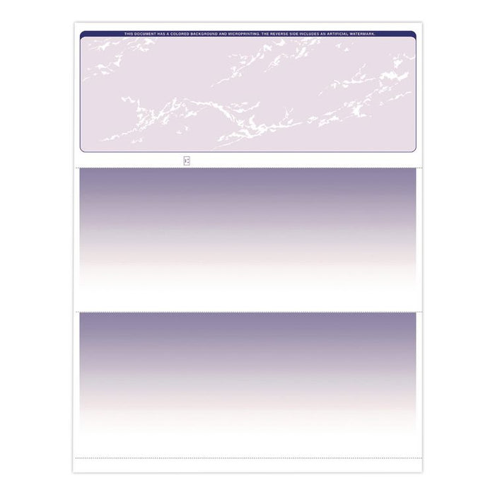 Custom Business Checks, Prestige Pattern, 8.5 x 11, Blue, 250 Sheets