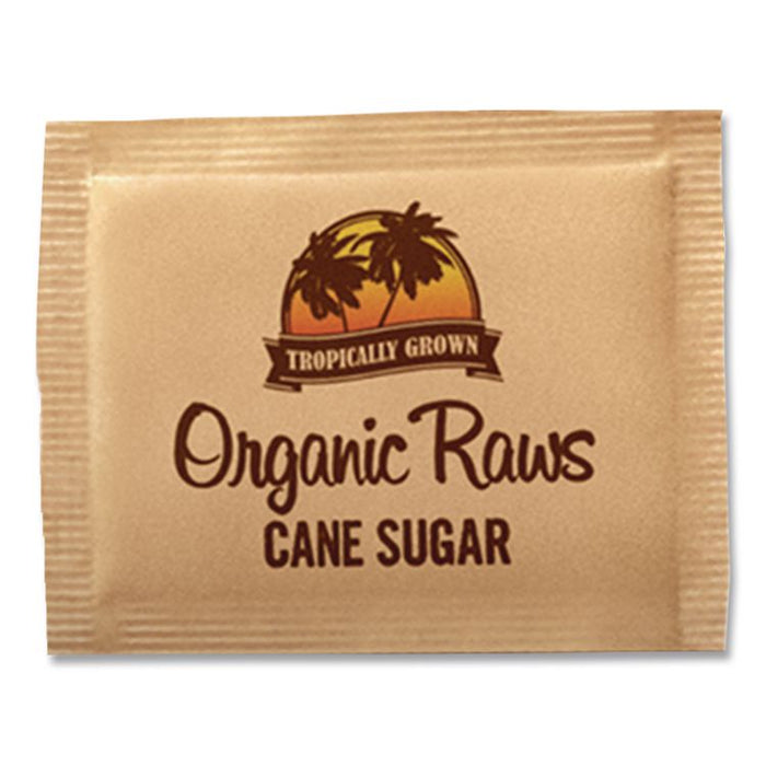 Raw Turbinado Sugar, 0.16 oz Packet, 200/Box