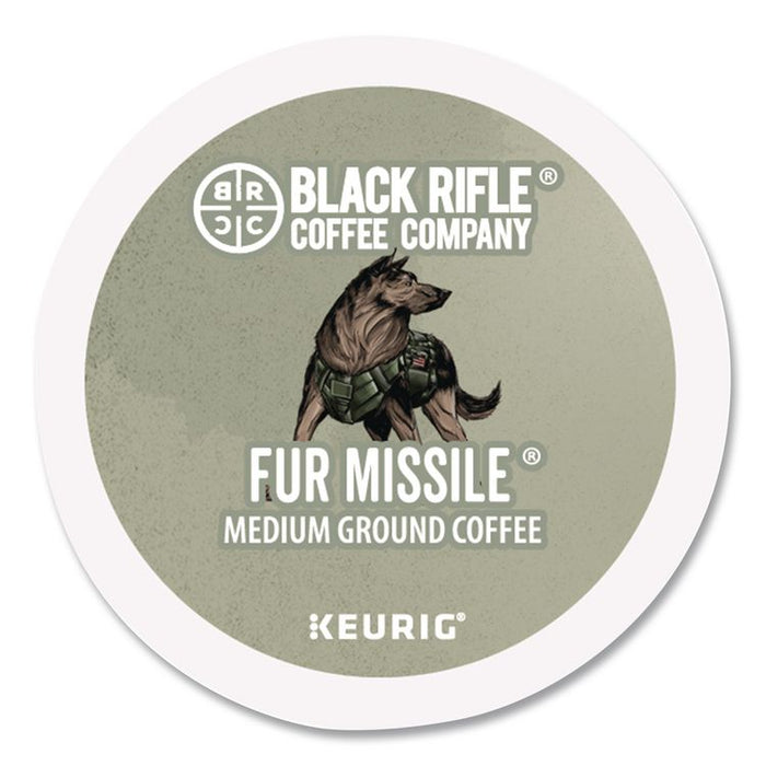 Fur Missile Coffee K-Cups, 22/Box, 4 Boxes/Carton