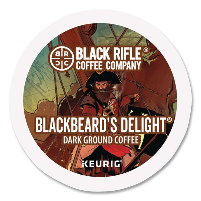 Blackbeard's Delight Coffee K-Cups, 22/Box, 4 Boxes/Carton