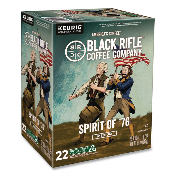 Spirit of '76 Coffee K-Cups, 22/Box, 4 Boxes/Carton