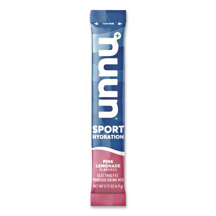 Sport Hydration Electrolyte Powder Drink Mix, Pink Lemonade, 0.17 oz Stick, 10/Box