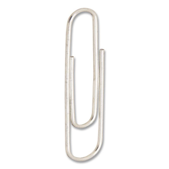 Giant Paper Clips, Jumbo, Smooth, Silver, 100/Box