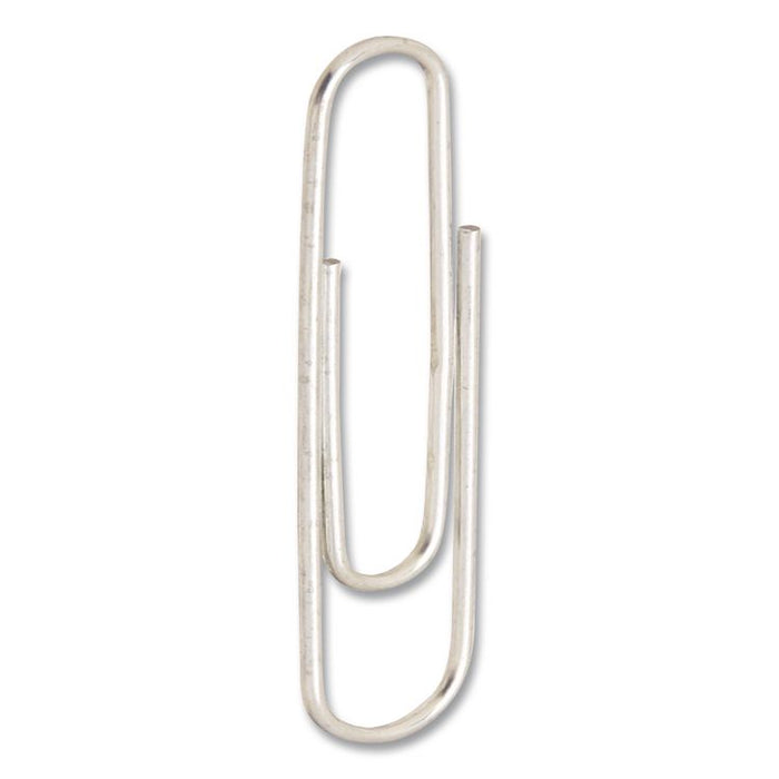 Super Premium Giant Paper Clips, Jumbo, Smooth, Silver, 100/Box, 10 Boxes/Carton