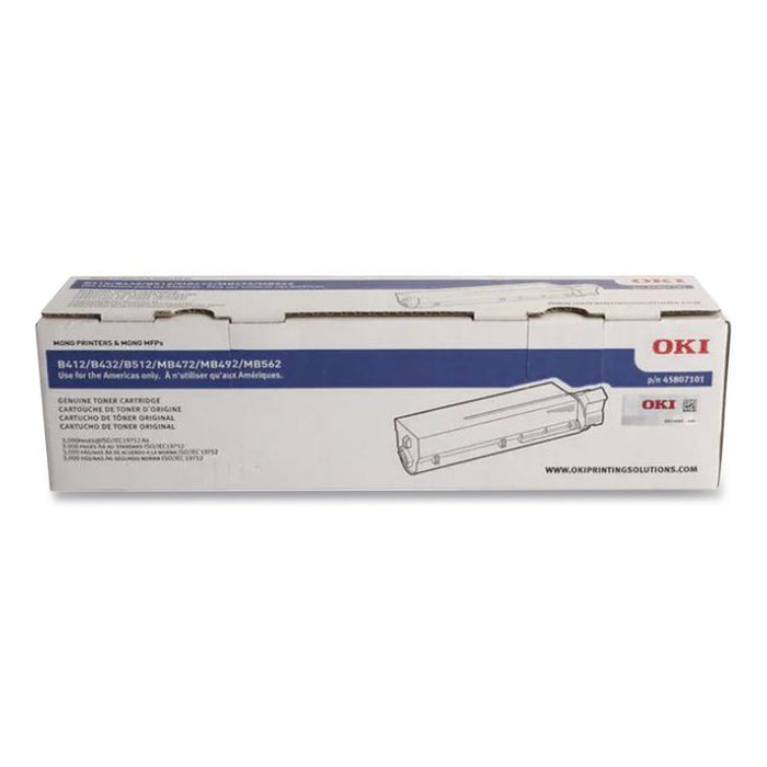 45807101 Toner, 3,000 Page-Yield, Black