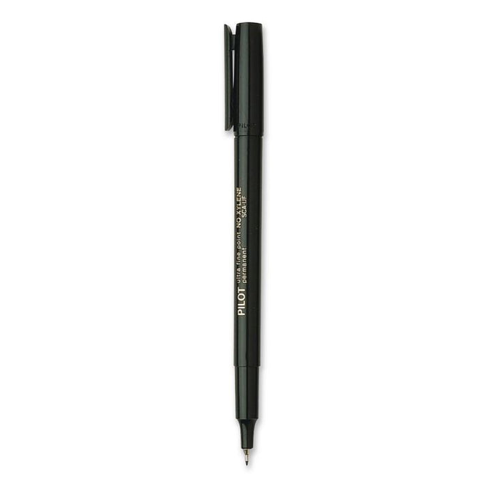Extra-Fine Permanent Markers, Extra-Fine Tip, Black, Dozen