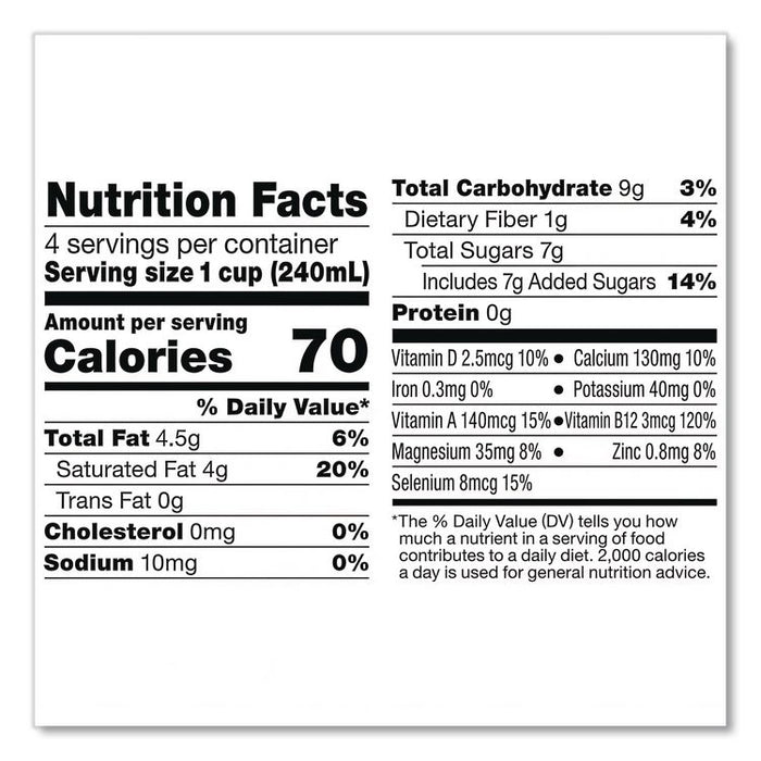 Coconut Milk, Original, 32 oz Aseptic Box