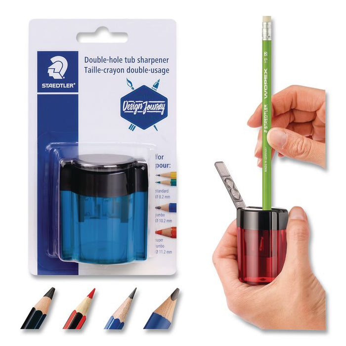 Manual Pencil Sharpener, 2 x 2.75, Randomly Assorted Colors