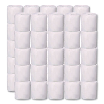 BPA-Free Thermal POS Rolls, 0.5" Core, 3.13" x 119 ft, White, 50/Carton