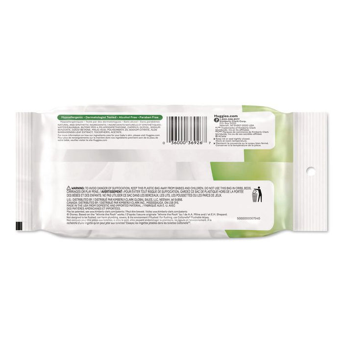 Natural Care Sensitive Baby Wipes, 6.6 x 6.86, Unscented, White, 16/Pack, 16 Packs/Carton