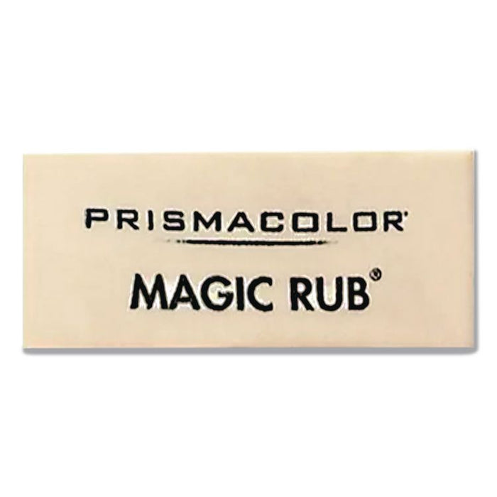 MAGIC RUB Eraser, For Pencil/Ink Marks, Rectangular Block, Medium, Off-White, 432/Carton