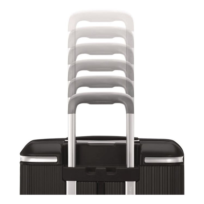 Silhouette 18 Hardside Spinner Suitcase, 10.5 x 14.8 x 23, Black