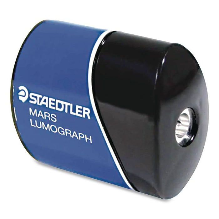 Mars Lumograph Manual Pencil Sharpener, 2.5", Blue