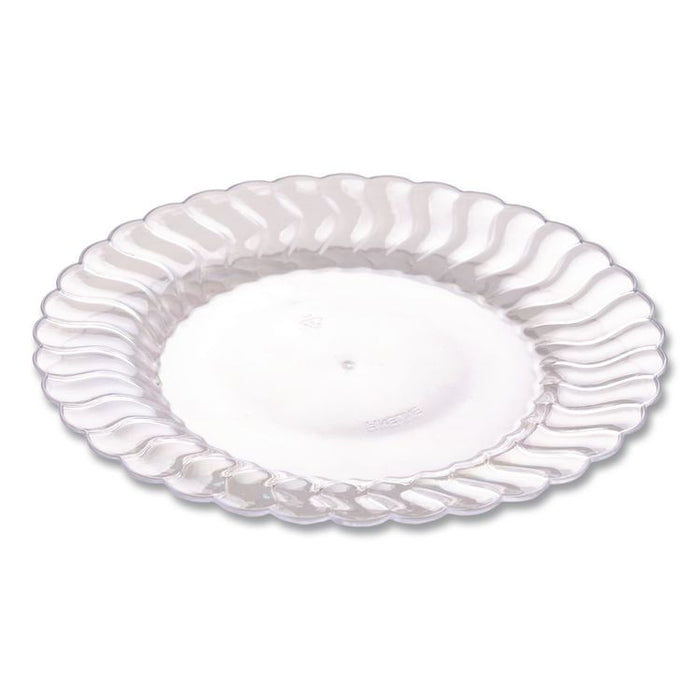 Flairware Dinner Plate, 10.25" dia, Clear, 144/Carton