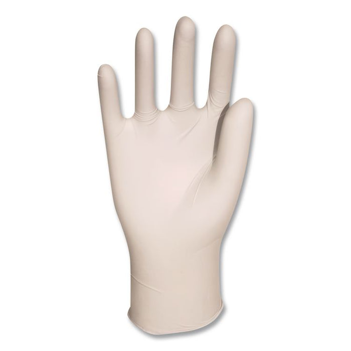L5101 Series Powdered Latex Gloves, Medium, 4 mil Thick, 9" Long, Cream, 100/Box, 10 Boxes/Carton
