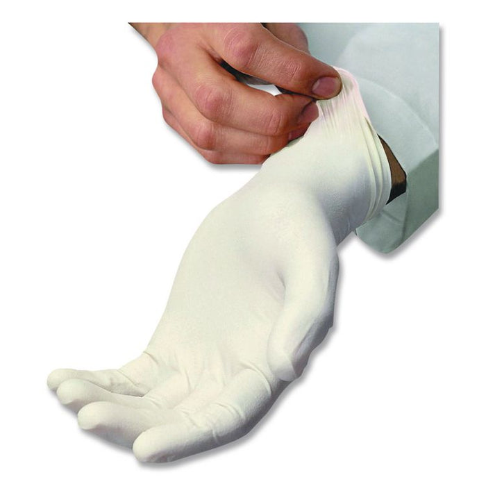 L5101 Series Lightly Powdered Latex Gloves, X-Large, 4 mil Thick, 9" Long, Cream, 100/Box