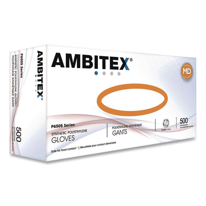 V200 Series Powder-Free Vinyl Exam Gloves, Small, 4 mil Thick, 9" Long, Clear, 100/Box, 10 Boxes/Carton