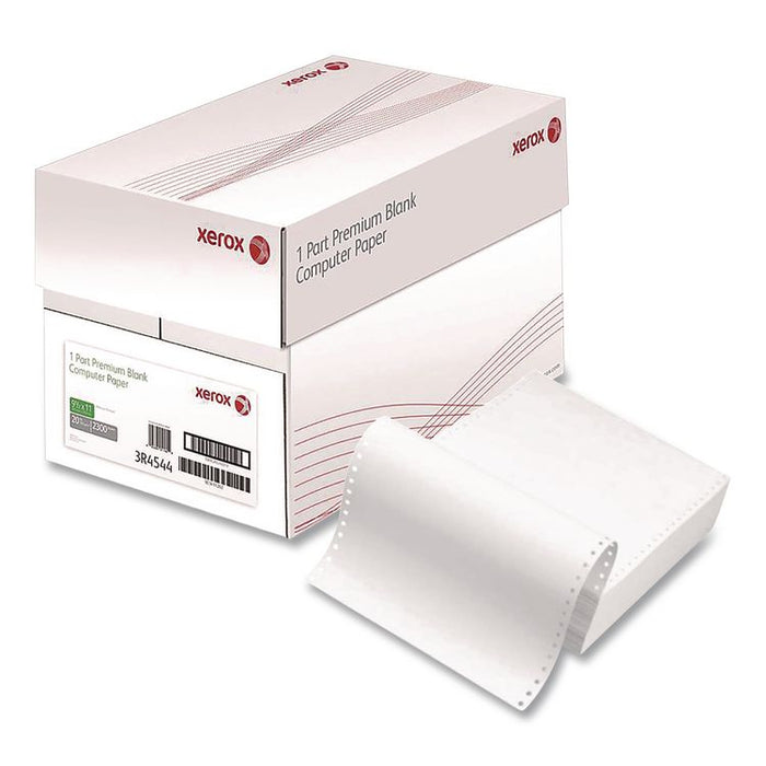 Premium Continuous Print Computer Paper, 1-Part, 92 Bright, 20 lb Bond Weight, 9.5 x 11, 2,300/Carton